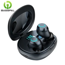 BassPal наушники вкладыши TWS Bluetooth 5 0 сенсорный Управление громкой