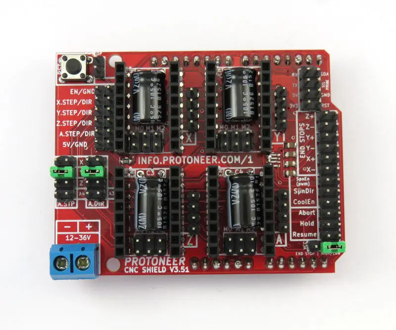 Arduino CNC Shield V3.51 - GRBL v0.9 совместимый-использует Pololu драйверы | Обустройство дома