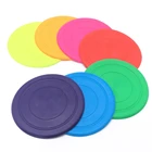 Забавные силиконовая летающая тарелка для Собак Игрушечные диски для собак и кошек, 1 шт., устойчивые к лету, для жевания щенками, интерактивные товары для дрессировки питомцев