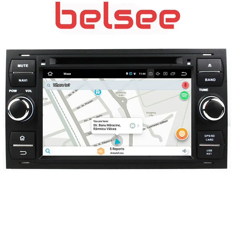 Головное устройство Belsee для автомобиля Android 9 0 Navi радио GPS Ford Connect S MAX Fiesta Galaxy Mondeo
