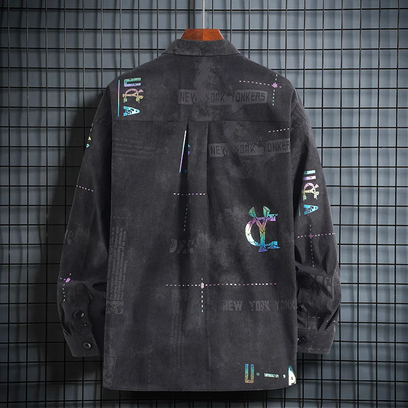 Рубашки для мужчин новинка 2021 модная мужская рубашка с длинным рукавом тонкая в