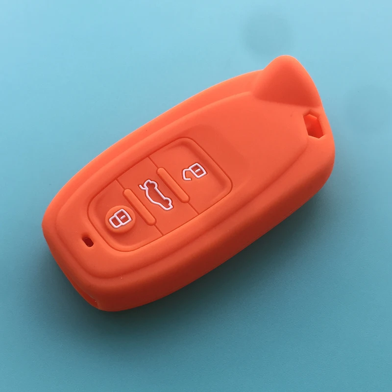 

Силиконовая крышка для автомобильного ключа, для Lamborghini, Huracan, пусетка, замша, 3 кнопки