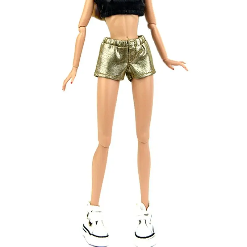 

Golden Trousers Pants for Barbie Blyth 1/6 MH CD FR SD Kurhn BJD Doll Clothes Accessories