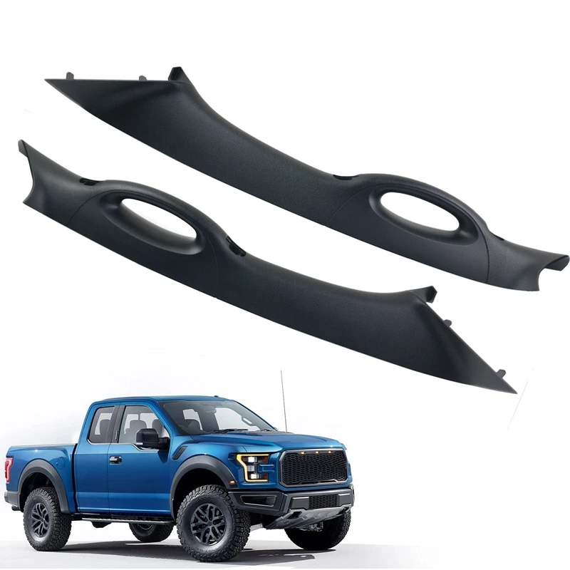 

AL21 -Car Interior A-Pillar Trim Panel Front Left+Right Winshield Pillar Trim for Ford F-150 Lincoln Mark LT 4L3Z-1503599-AAA