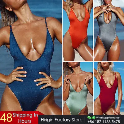 

(В наличии в Великобритании) Для женщин милая девушка Бандажное бикини Монокини бюстгальтер с вкладышами пуш ап, купальник, купальный костю...