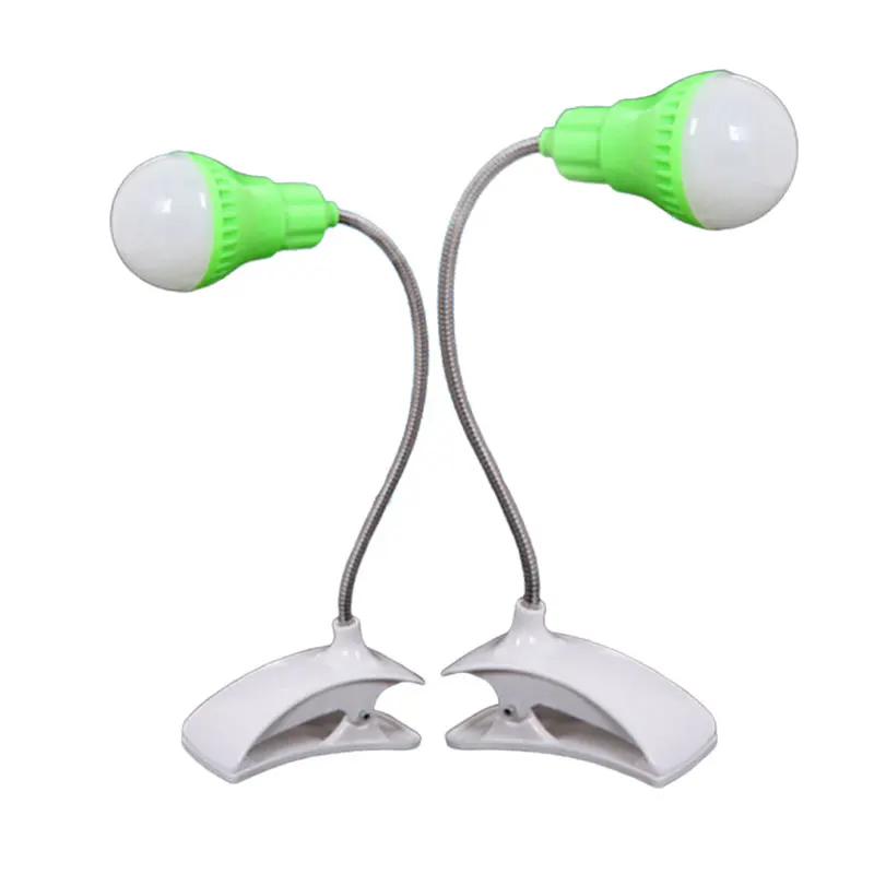 Светодиодная настольная лампа с зажимом освещение питанием от USB для украшения
