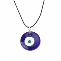 evil eye necklace keychain blue eye charm 30mm greek mati hamsa nazar men evil eye jewelry greek leather pendant necklaces