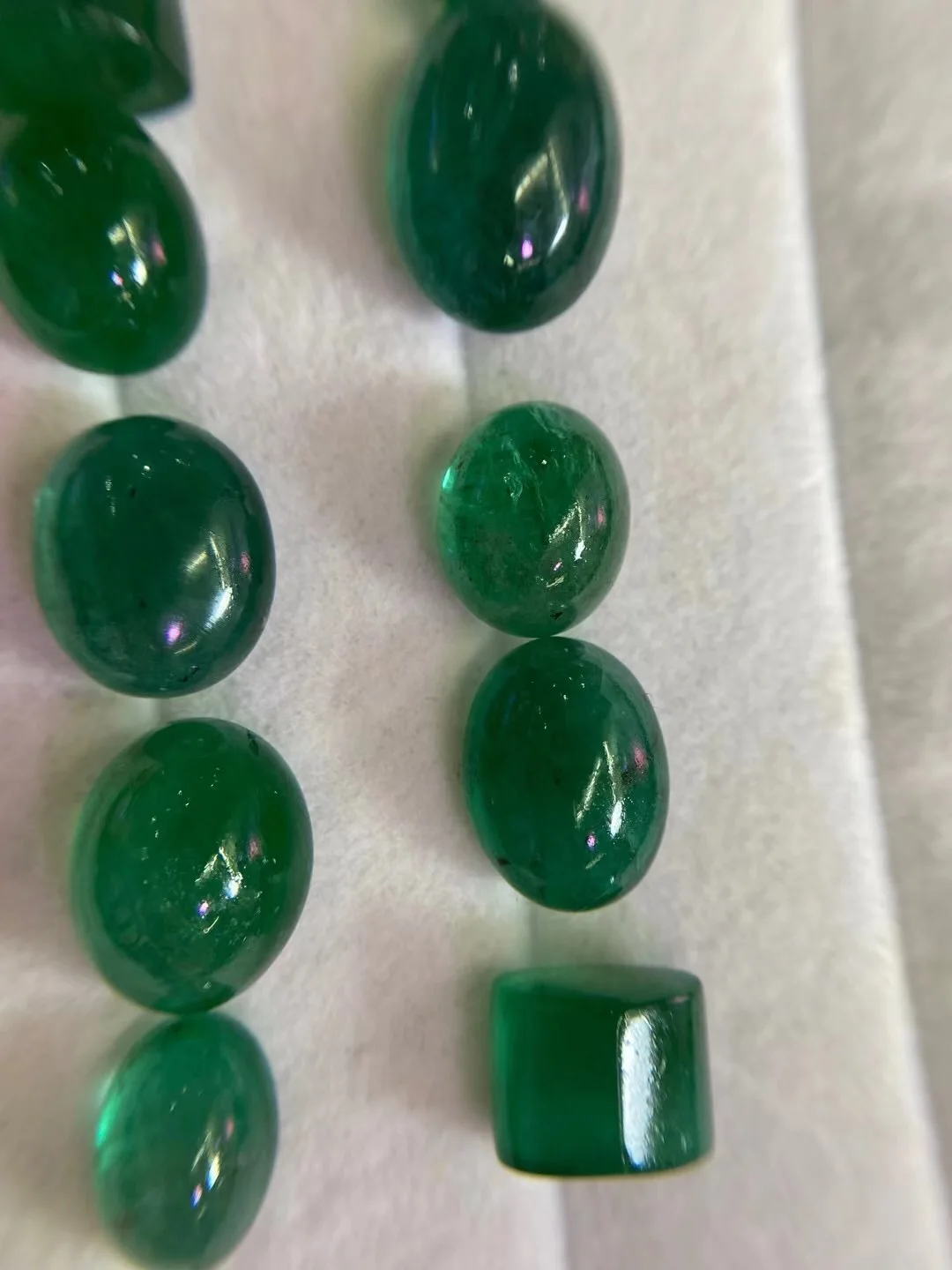 

Wholesale Natural Emerald Necklace Ring Sweater Chain Bead Bracelet Jewelry Accessories DIY Material Multiple Specifications