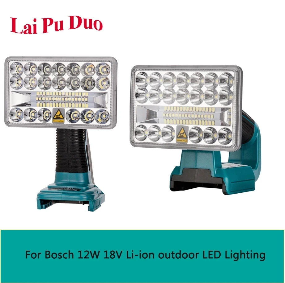 

BAT609 5 Inch 18V LED Flashlight Indoor Outdoors Spotlight Light For Makita With USB Outdoor work light BAT618 BAT609G