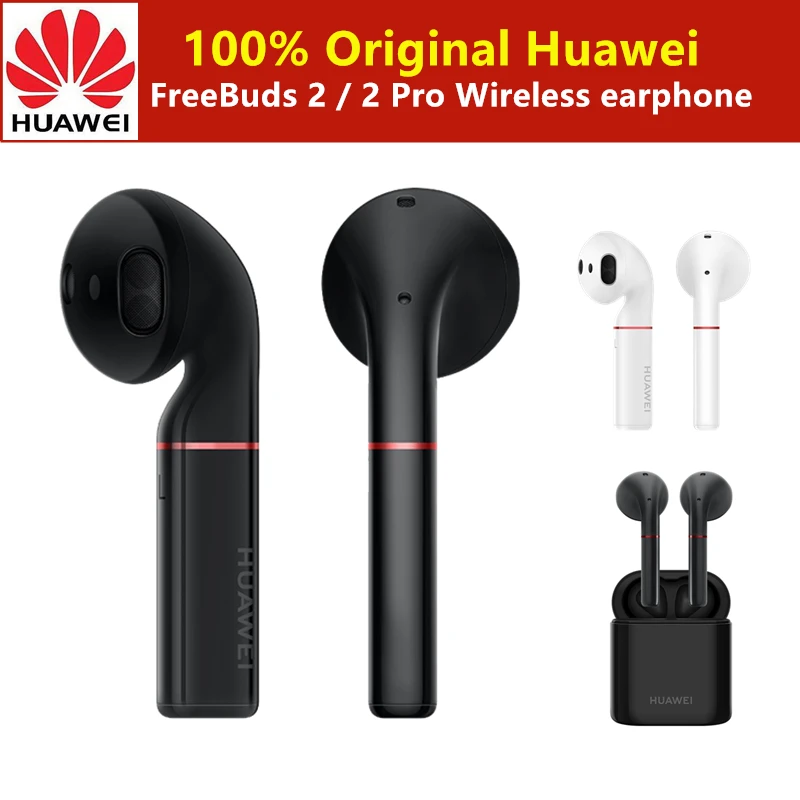 Оригинальные Huawei Freebuds 2 Pro Беспроводные Наушники Hi Fi водонепроницаемые IP54