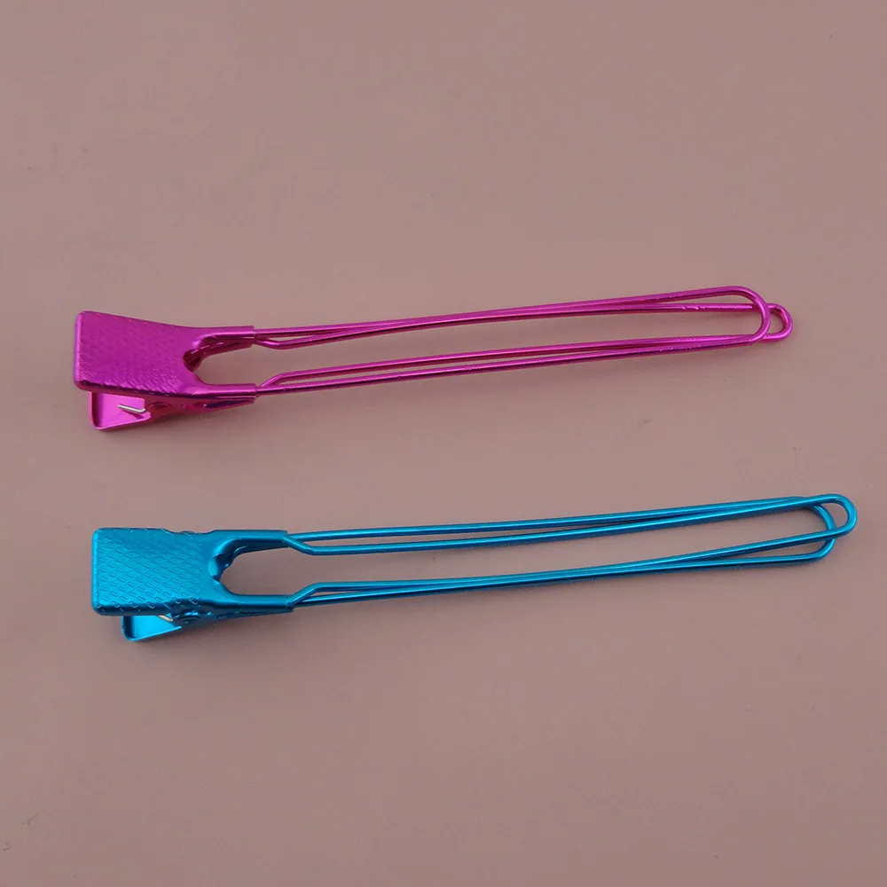 Металлическая алюминиевая филигранная Заколка-Аллигатор Fushia для женщин зажим