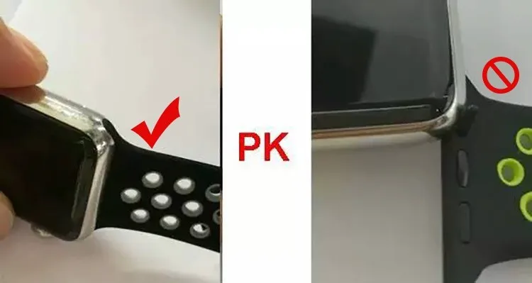 FOHUAS бренд Кремния спортивный ремешок красочный наручный ремешок для Apple Watch, 38, 42 мм черный/Вольт браслет Watch Series 2 и 1 наручных часов iwatch, ремешок для часов