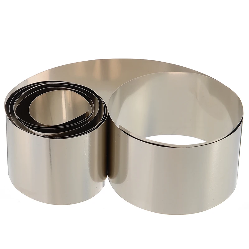 Никелевая пластина высокой степени очистки 1 шт. тонкая серебристо серая фольга