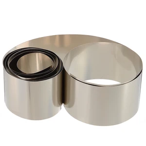 Никелевая пластина высокой степени очистки, 1 шт., тонкая серебристо-серая фольга, тонкий лист 0,1x30x1000 мм для промышленного оборудования