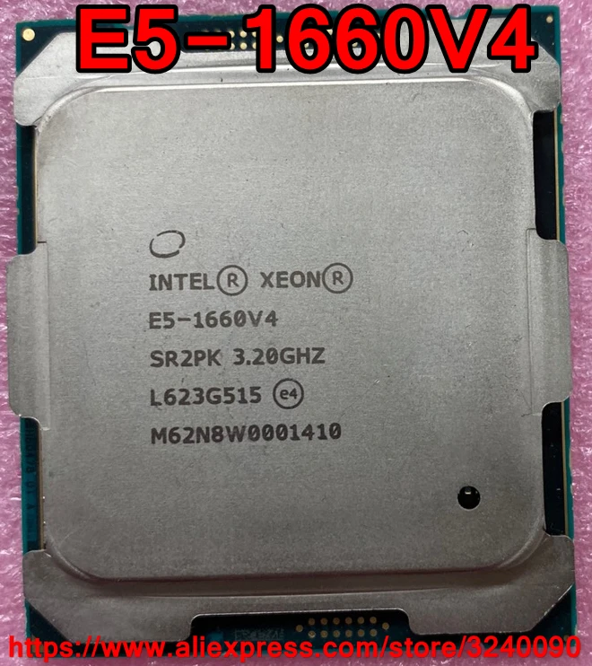 Intel ЦП Xeon E5 1660V4 SR2PK 3 20 ГГц 8 Cores 20M Φ V4 процессор Бесплатная доставка 1660 V4|Процессоры|