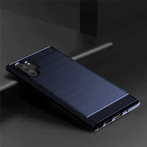 Чехол для Samsung Galaxy Note 10, роскошный мягкий силиконовый чехол из углеродного волокна для Samsung Note 10 Plus Note10, чехлы для телефонов