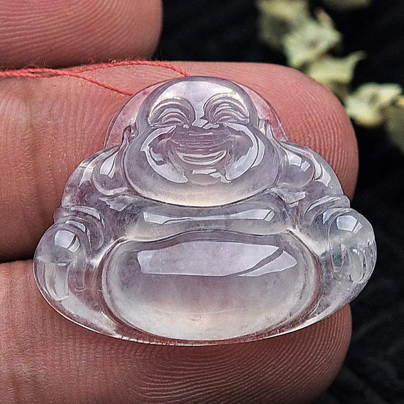 Ледяной нефрит Будда меллор Смеющийся кулон ожерелье кулон|Подвески| |