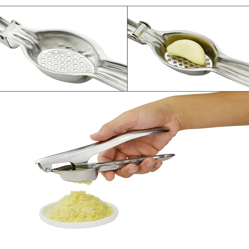 Чеснокодавка изогнутые чеснок нож для измельчения измельчитель прессы Пособия