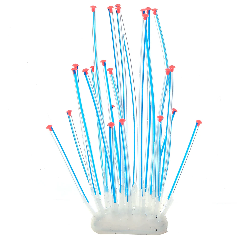 Аквариумное Силиконовое искусственное Коралловое украшение растительный декор