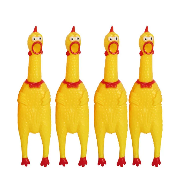 

31cmScreaming Chicken Shrilling Sound Squeeze Toy Pets Pet Dog Toys Product Decompression Tool Funny Gadgets Baby Toy