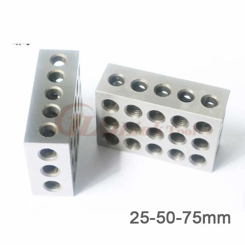 

23 holes Precision gauge 1-2-3" Blocks with screw spanner parallel clamping block set 23 holes parallel block with screw wrench