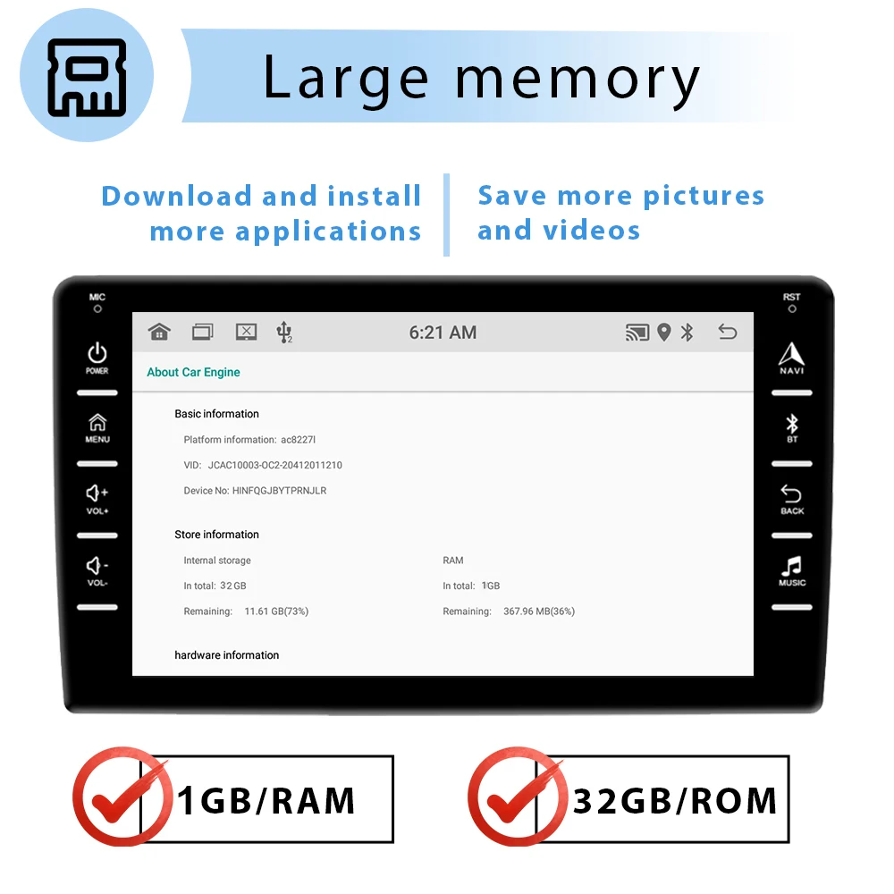 

LeeKooLuu Radio Coche 2 Din Android 10.0 Autoradio Car Multimedia Player GPS Navi WIFI Mirrorlink for Toyota VW Hyundai Kia Ford