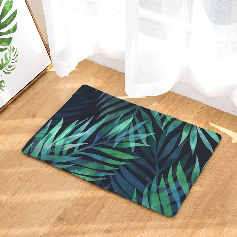 В скандинавском стиле тропический кактус узор нескользящий замшевый ковер