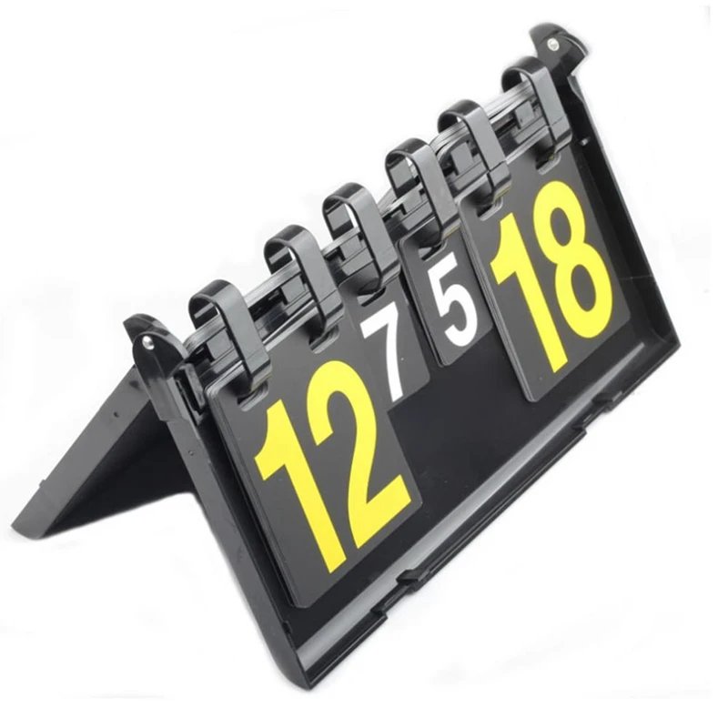 TOP!-Game Sport Scoreboard 4 Digit Football Basketball Soccer Volleyball Handball Tennis Sports Scoreboards | Спорт и развлечения