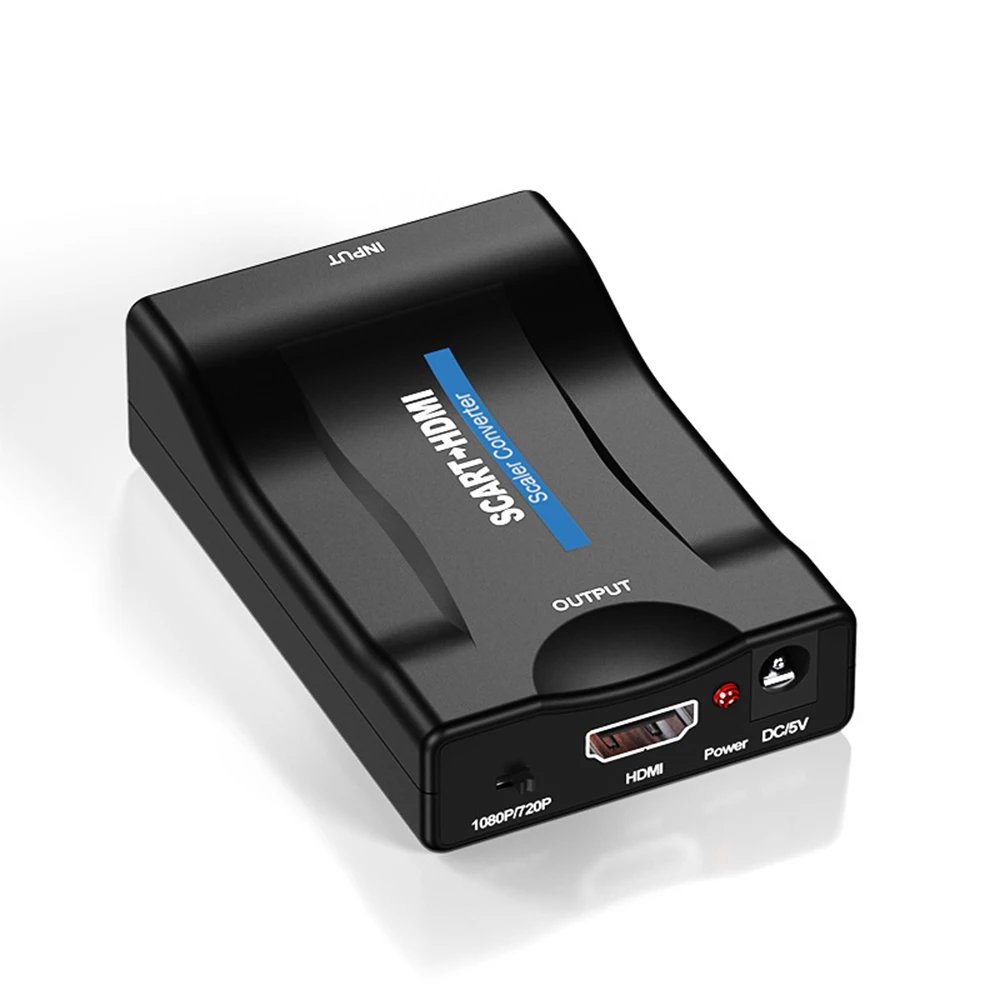 1080P Scart в HDMI конвертер аудио высококлассный видео адаптер для HD tv Sky Box STB для смартфона HD tv DVD новейший EU/US разъем питания