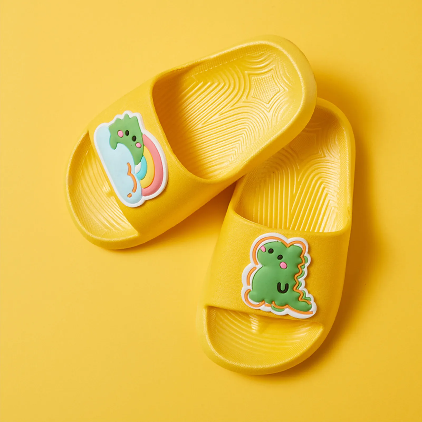 

Children Toddler Baby Kids Cartoon Dinosaur Slippers Summer Sandals Shoes Boys Girls Babe Plus Size Waterproof Lovely A