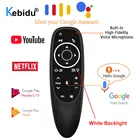 Пульт дистанционного управления для ТВ-приставки Android TV Box, Kebidu, G10S Pro, 2.4 Гц, USB, подсветка, Bluetooth, курсор Air Mouse, голосовое управление, гироскоп, беспроводной