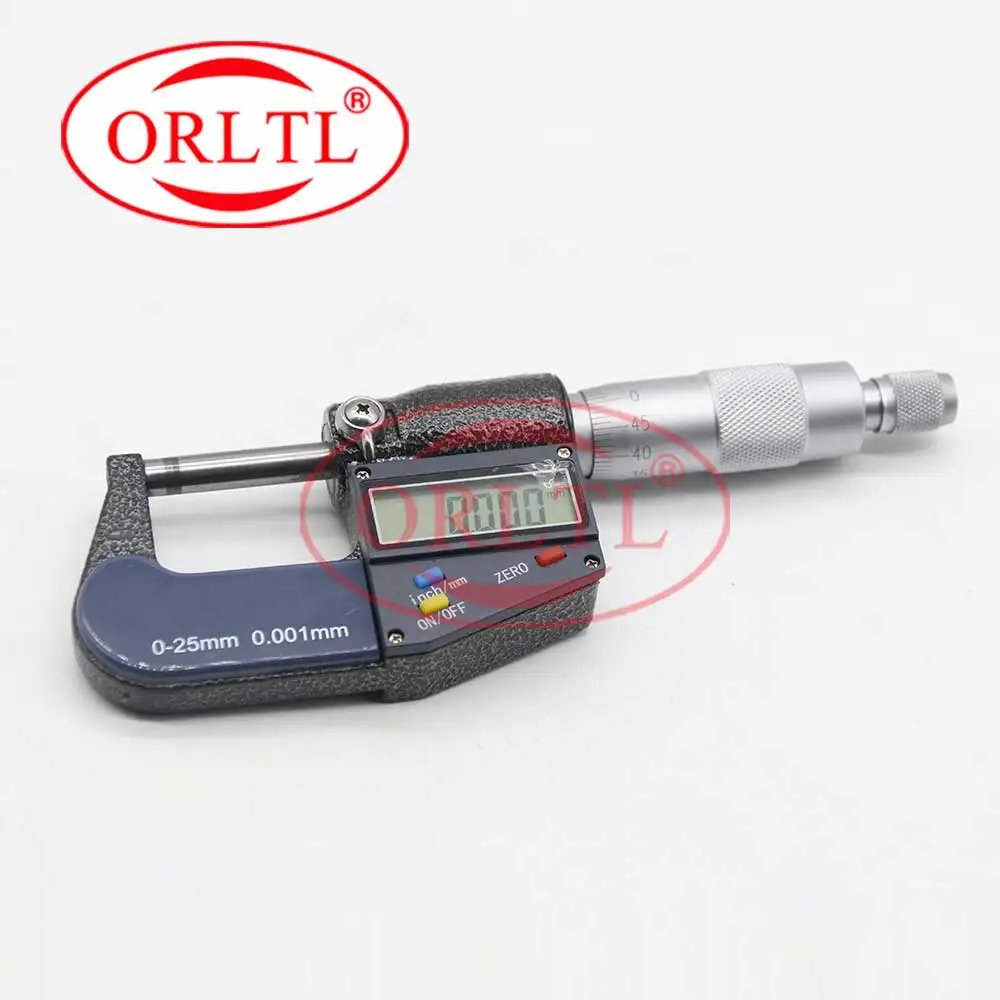 Измерительные инструменты ORLTL 0 001 мм 0-25 цифровой микрометр для инжектора с общей