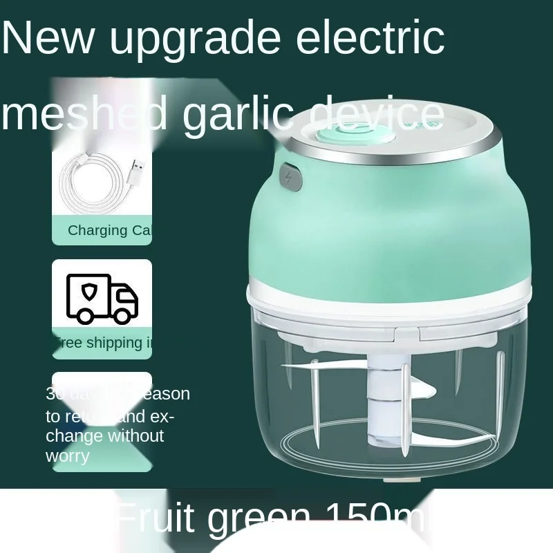 

New Wireless Electric Garlic Masher Mini Household Garlic Grinder For Kitchen Small Grinded Ginger And Garlic Minced Garlic