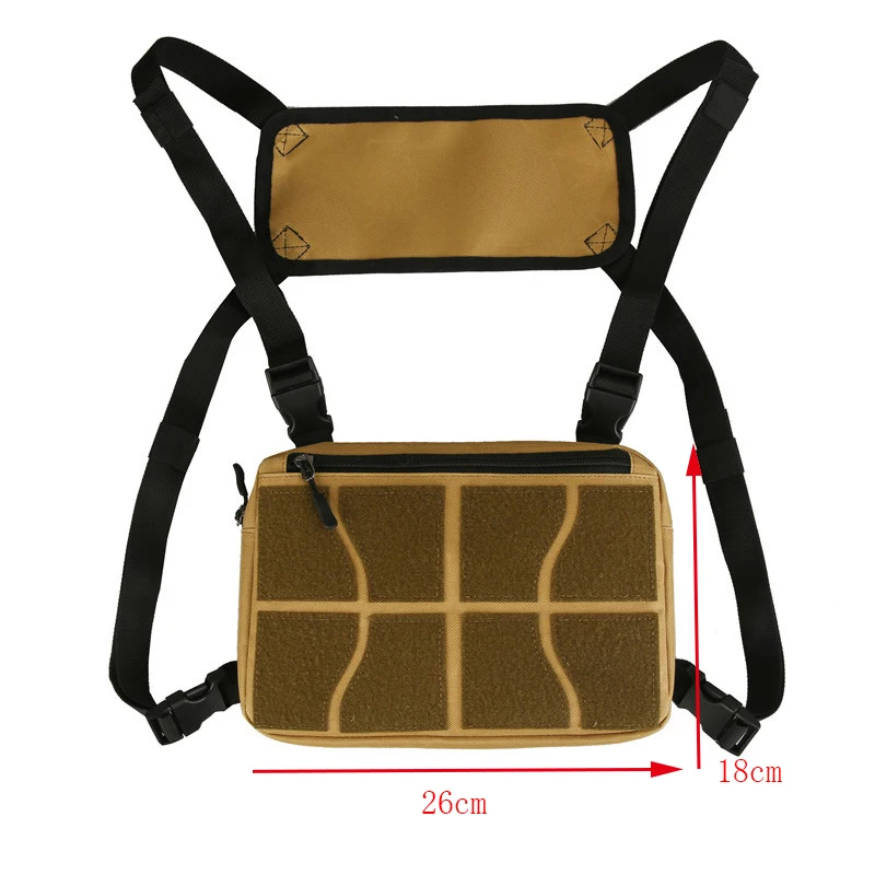 

New Chest Bag For Men Tactical Vest Bag Casual Function Chest Rig Bags Streetwear For Boy Waist Pack Men Casual Handbags