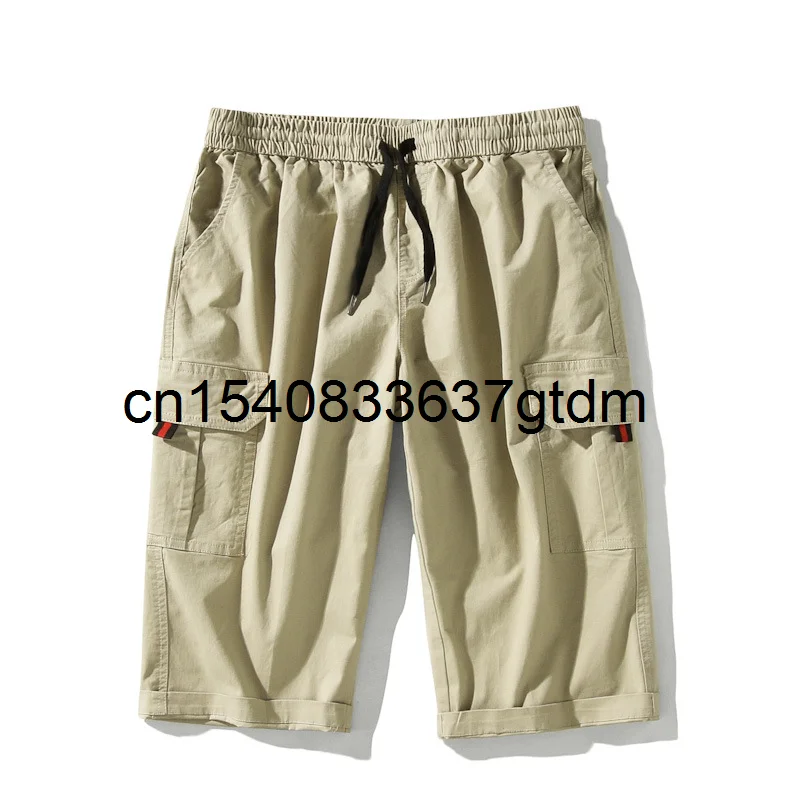 

Summer new men's oversize fashion casual shorts men's fat multi bag pants tooling shorts men's pants