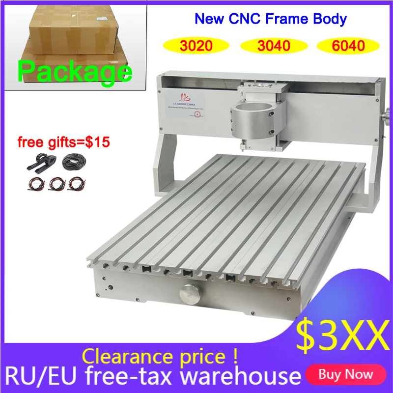 Новинка комплекты рамок с ЧПУ 6040 Фрезерный алюминиевый корпус токарного станка
