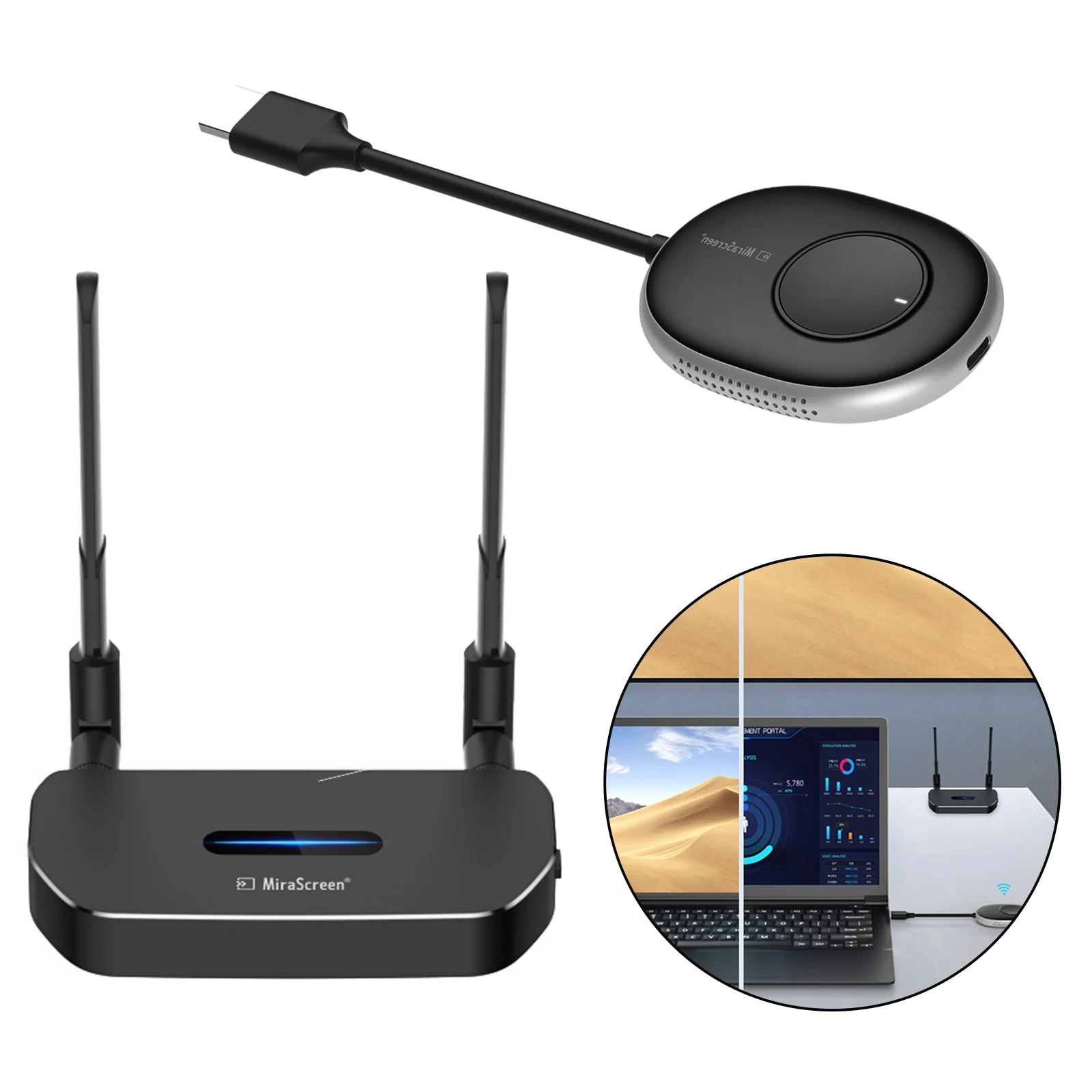 Low Latency VGA Wireless Transmitter and Receiver Audio Adapter Set for Outdoor Use TV Watching Plug & Play No Delay | Электроника