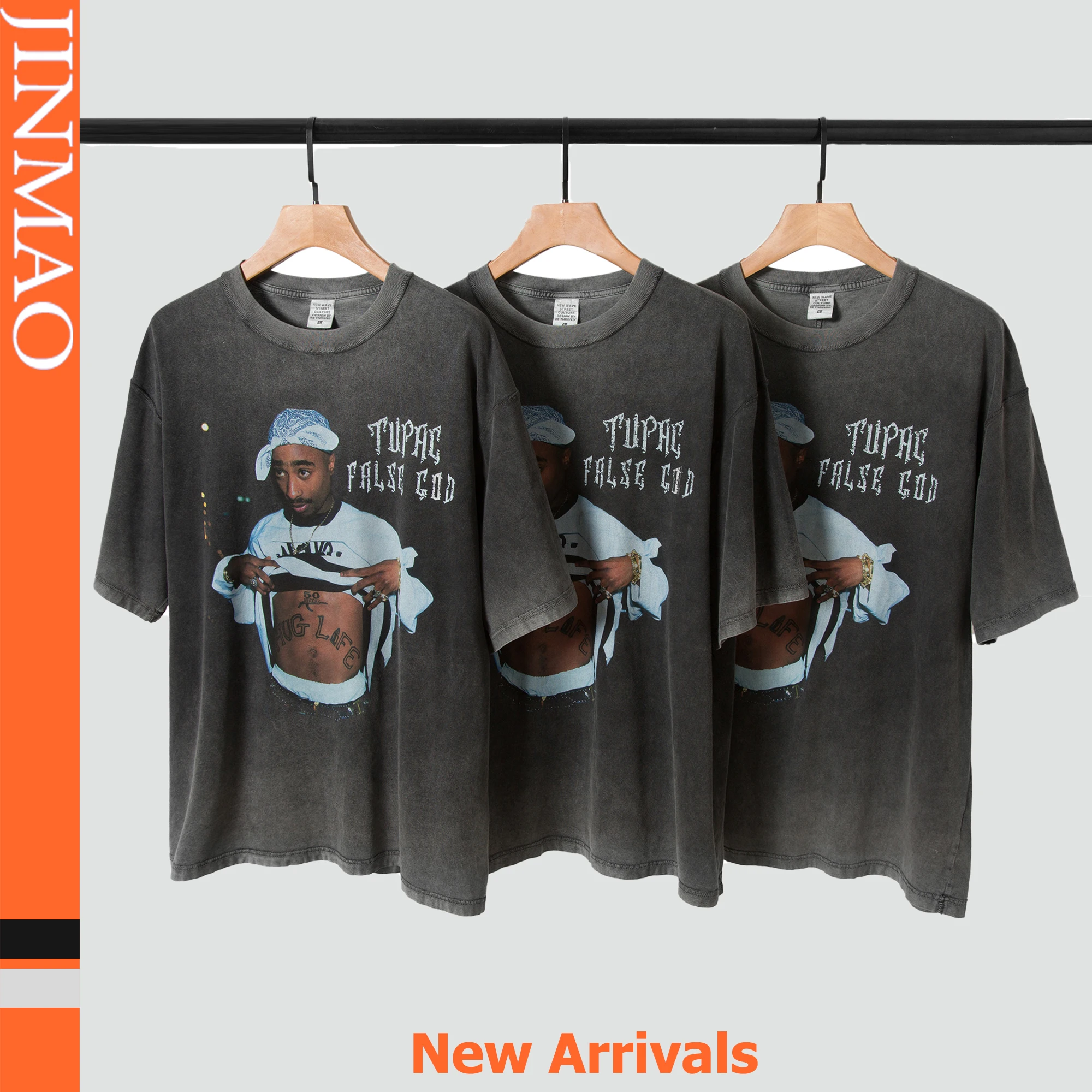 

Vintage Funny 2PAC T Shirt Streetwear Camisetas Y2k Retro Punk Clothes Gym For Men Tops De Mujer Tee Masculina Homme 2021 Summer