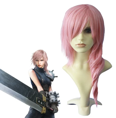 Высокое качество Final Fantasy XIII Костюм для костюмированной вечеринки с молнией