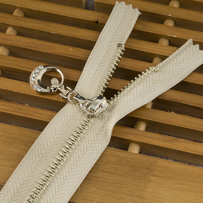 Khaki GT Meetee, 3 шт., 11-25 см, 3#, металлическая молния, закрытый конец, золото, серебро, зуб, луна, тяга, молния, замок, сделай сам, сумка, одежда, Швейные аксессуары, ZA005 - Цвет: Khaki GT