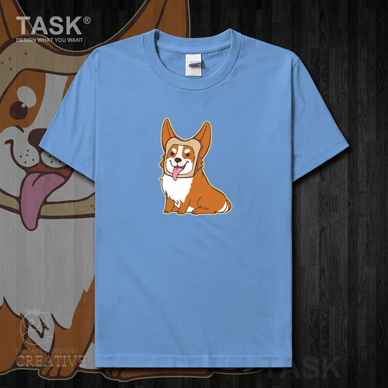 

Men's O Neck Cotton Short Sleeve T-Shirt animal dog funny print Hipster comfort casual Harajuku Streetwear summer tops 02 0003