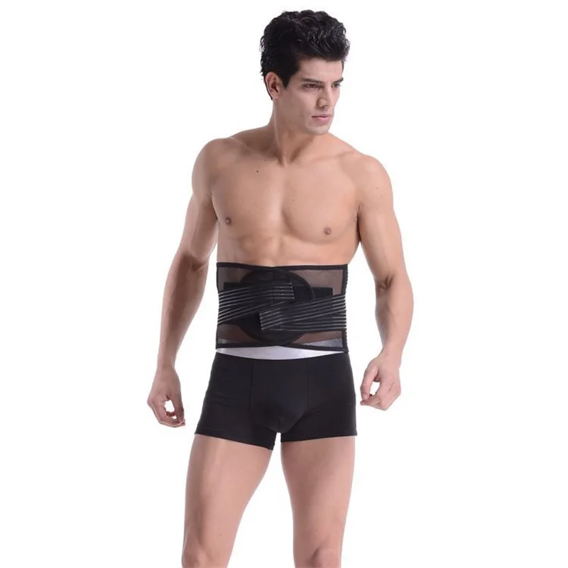 

Orthopedic Medical Waist Brace Belt 4 Metal Support Bars Lumbar Back Posture Corrector Pain Relief Men Women