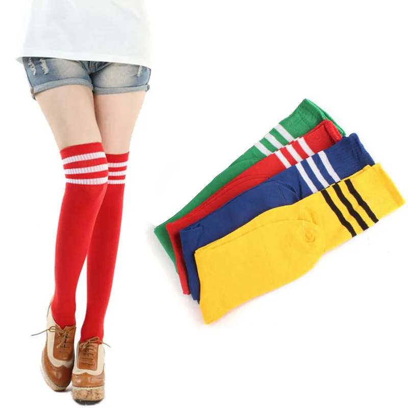 1 пара хлопковые носки для футболистов высокого качества Профессиональные