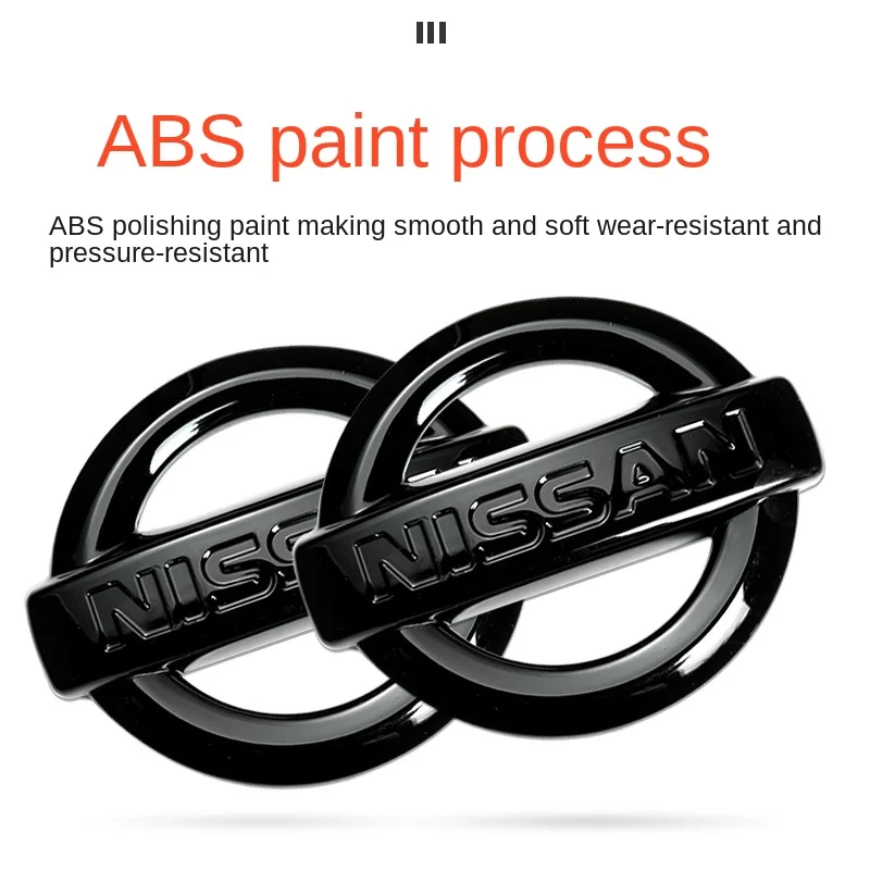 Автомобильная эмблема наклейка с логотипом для Nissan Sylphy X Trall Tiida Bluebird Qashqai Altima ABS