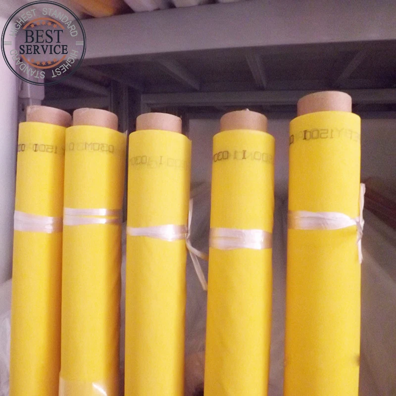 Free Shipping ! Polyester Screen Printing Fabrics 120T-31Yellow-165cm | Дом и сад