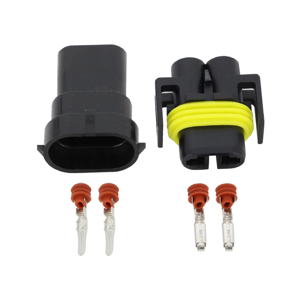 2 Pin противотуманные фары жгут держатель лампы с заглушка комплект Женский