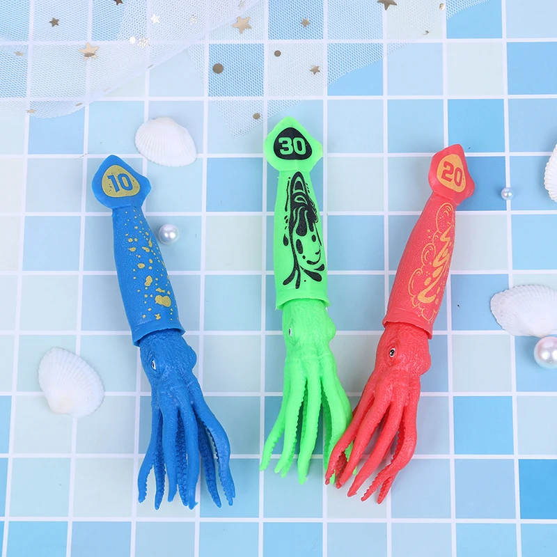 

New Summer octopus Torpedo Rocket Throwing Toy Funny Swimming Pool Diving Game Toys for Children Dive Accessories Toy