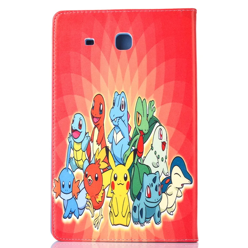 Чехол для samsung Galaxy Tab A 10," T580 T585 T580N чехол Pokemon Go Милый Пикачу чехол для планшета откидная подставка оболочка coque para