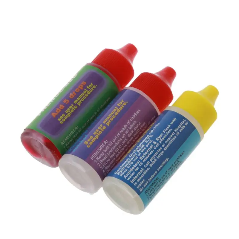 5-Way Test Kit Pool Swimming Spa Water Chemical Case for Chlorine Ph Bromine Alkalinit Acid Demand | Инструменты