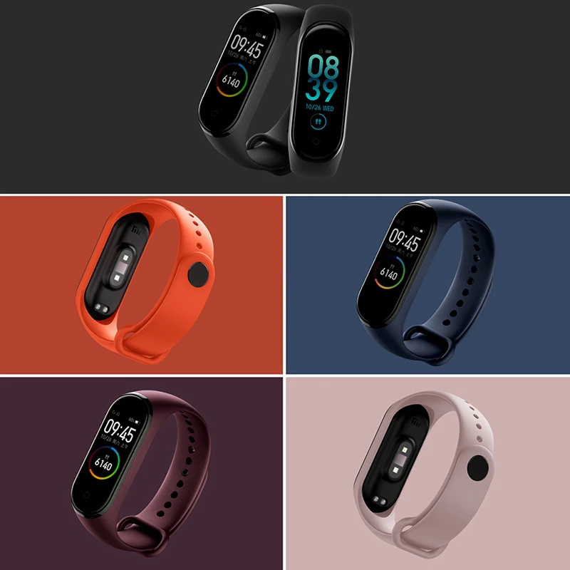 Топ Mi Band 3/4 ремешок браслет силиконовый аксессуары для Xiaomi Smart|Смарт-аксессуары| |